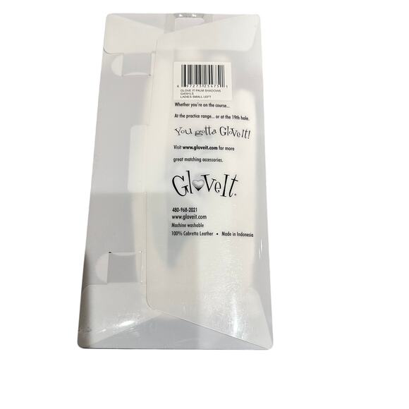 Golf Glove Glove It Palm Shadows Size Small Left 100% Calbretta Leather Washable - Picture 2 of 2